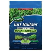Scotts Turf Builder Triple Action Seeds & Weeds 21-22-4 Lawn Fertilizer 4000 sq. ft. for Multip - Case of 1;