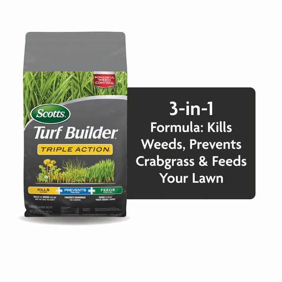 Scotts Turf Builder Triple Action1, 11.31 lbs., 4,000 sq. ft.