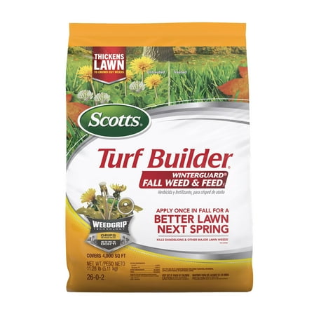 Scotts Turf Builder WinterGuard Fall Weed & Feed5, 11.28 lbs.
