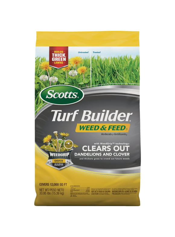 Scotts Turf Builder Weed & Feed5, 12,000 Sq. ft., 33.95 lbs.
