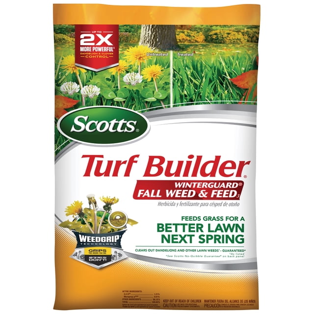 Winter Guard Sticker Scotts Turf Builder WinterGuard Fall Weed & Feed3, 11.43 lbs. - Walmart ...