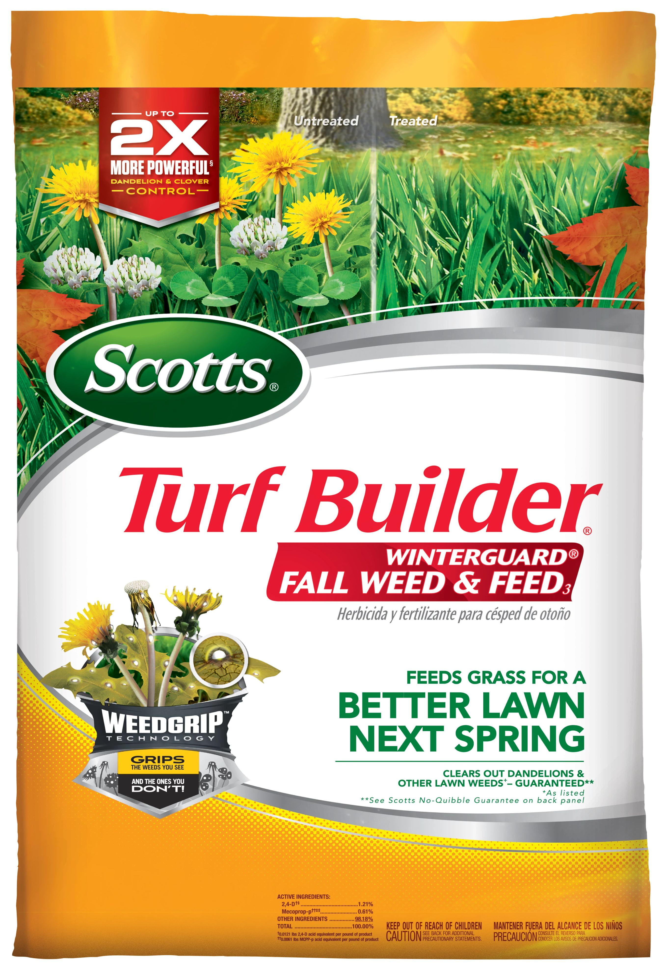 Scotts Turf Builder WinterGuard Fall Weed & Feed3 for Winter Lawn