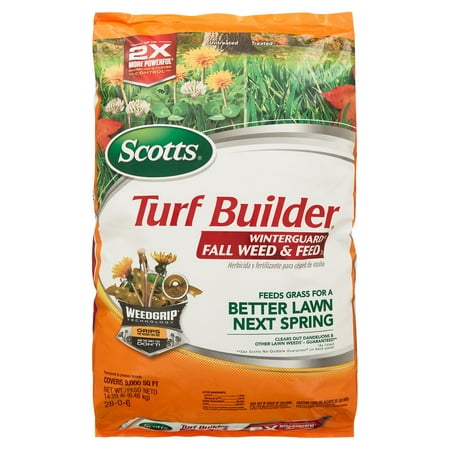 Scotts Turf Builder WinterGuard Fall Weed & Feed3, 14.29 lbs