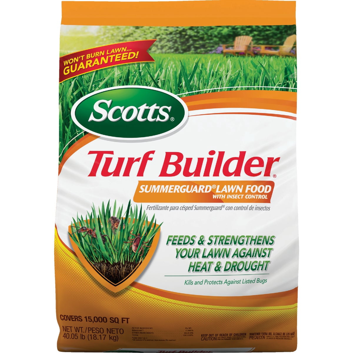 Scotts Turf Builder WinterGuard Fall Weed & Feed3 - Weed Killer Plus Fall Fertilizer, 15,000 sq. ft. (2-Pack)