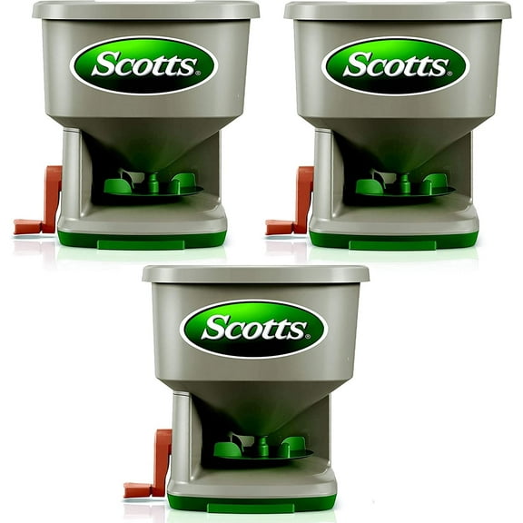 Scotts Whirl Hand-Powered Spreader Pack of 3