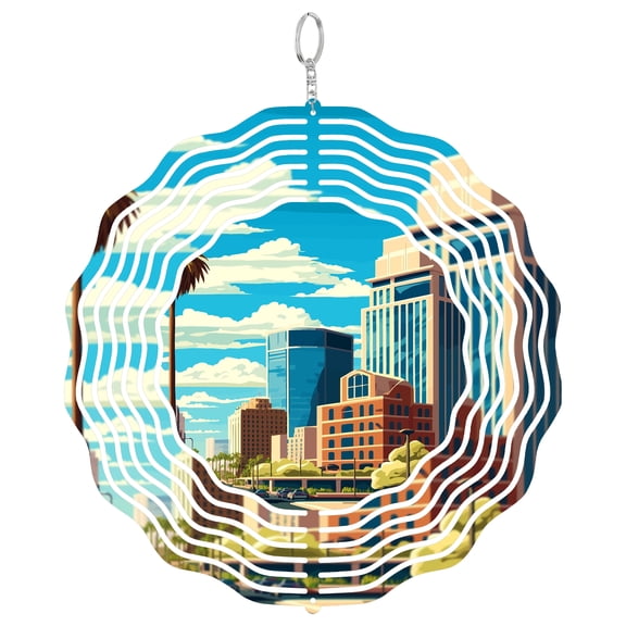Scottsdale Arizona Kinetic Wind Spinner 3D Garden Outdoor Decor
