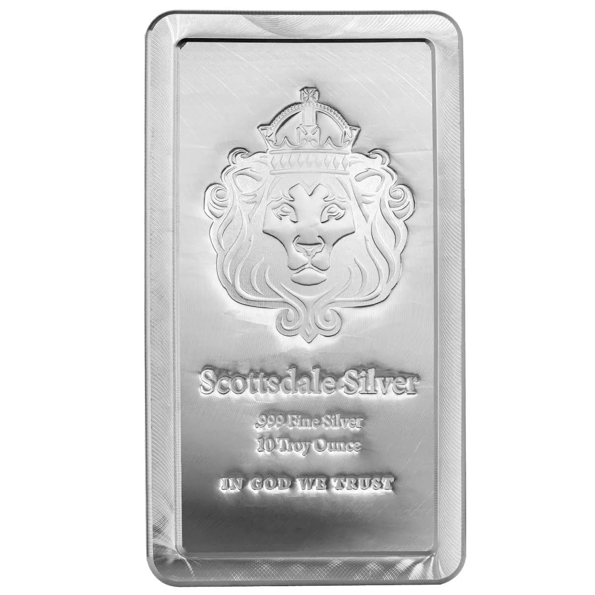 SCOTTSDALE MINT Scottsdale Stacker 10 oz Silver Bar