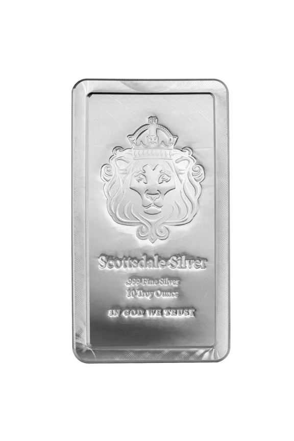 Scottsdale Stacker 10 oz Silver Bar