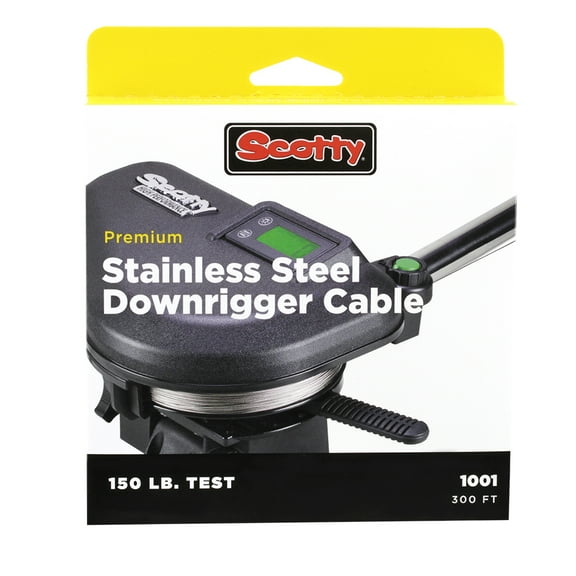 Scotty 2401K High-Performance SS Downrigger Cable - 300' | Bundle of 5