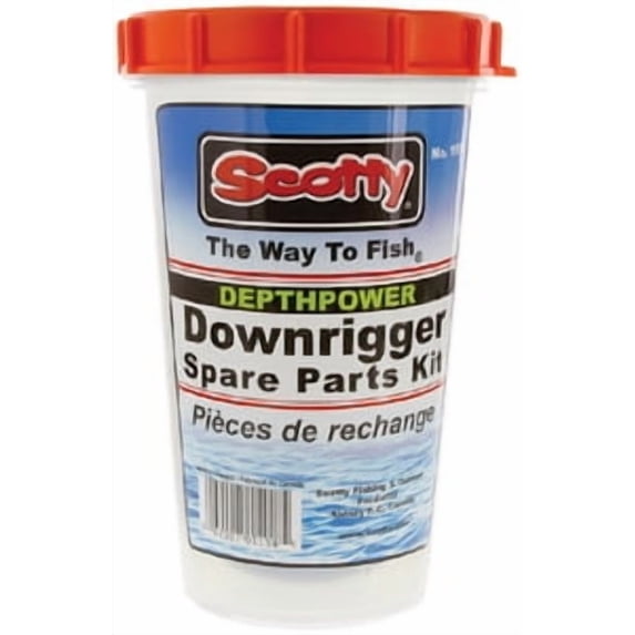 6" White, Blue, and Orange Scotty 1159 High Performance Downrigger Accessory Kit