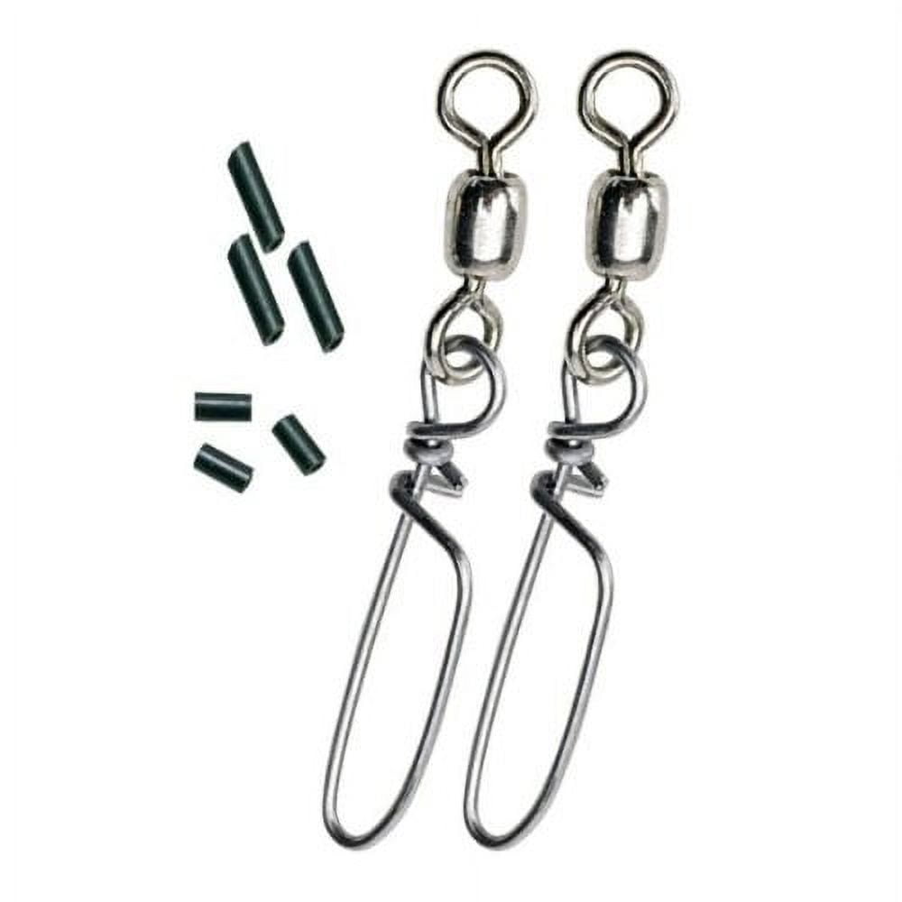 Set of 2 Silver Scotty Large Stainless Steel Coastlock Snaps 5"