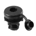 thumbnail image 1 of Scotty  Compact Threaded Round Deck Mount Black, 1 of 1