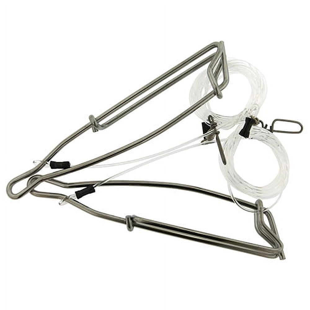 Clip Di Sgancio Rhino SCOTTY Stacker 1155 Per Downrigger: 2 Pezzi Argento Per Trolling
