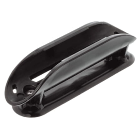 8" Espresso Black Scotty Solid Glue On Paddle Clip