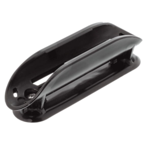 8" Espresso Black Scotty Solid Glue On Paddle Clip