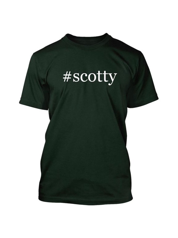 Scotty Name Hashtag Graphic T Shirt for Men Short Sleeve Cotton Tee