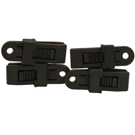 Scotty Tarp Clip Black, 4 Pack