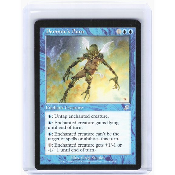 Pemmin's Aura #45 Uncommon Non-Foil Retro Frame Magic The Gathering Trading Card English 2003