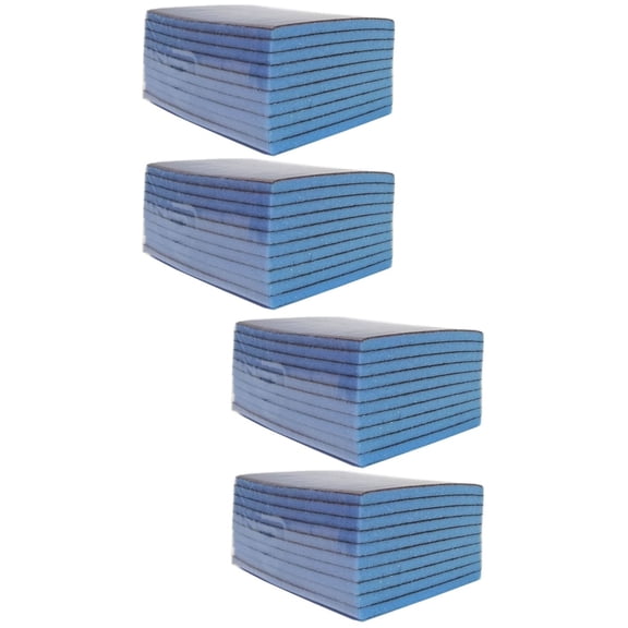 Scouring Pad 40 PCS Sponge for Cleaning Dishwashing Sand Block Cleansing Sponges