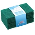 thumbnail image 1 of Scouring Pad,Dish Scrubber Scouring Pads,Heavy-Duty Scouring Pad,5.91X 3.94 Inch Household Cleaning Scrubber,Green Reusable Household Scrub Pads For Dishes, Kitchen Scrubbers & Metal Grills,10 PCS, 1 of 9