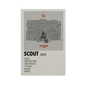 Scout 2018-Calpurnia  Unframe-style12x18inch(30x45cm)