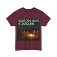 thumbnail image 1 of Scout Camp Nights @ Council Fire Heavy Cotton T-Shirt Campfire Scene, 1 of 3
