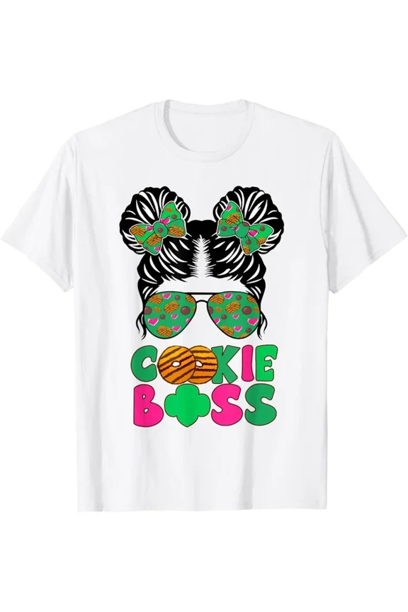 Scout Cookie Boss Girls Sunglasses Cookies Women T-Shirt Unisex S-5XL Hot Trending Shirt, Vintage Birthday Gift