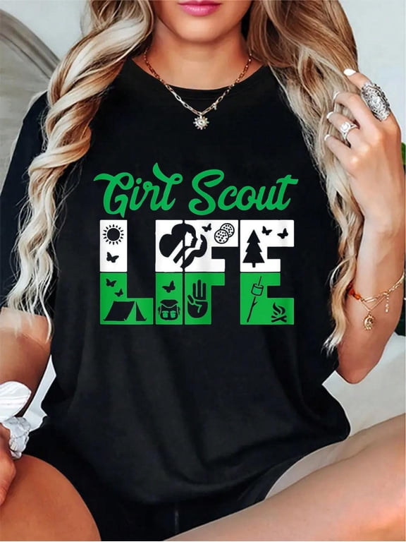 Scout Cookie Girl Life Troop Leader Momlife Women Gift T-Shirt for Women's