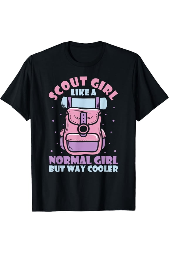 Scout Girl Nature Wilderness - Uniform Scouting T-Shirt