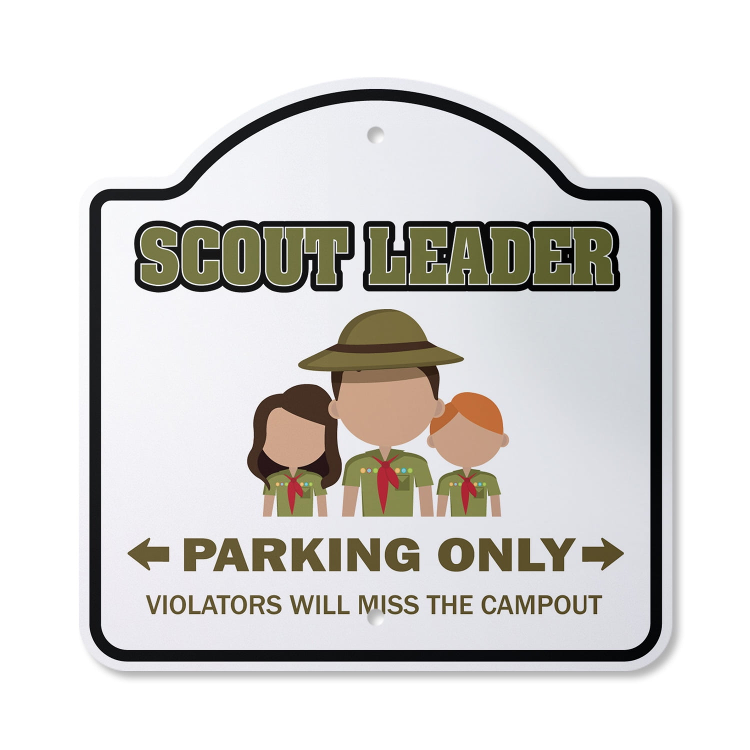 Scout Leader 10” x 10” Sign Indoor/Outdoor Plastic SignMission