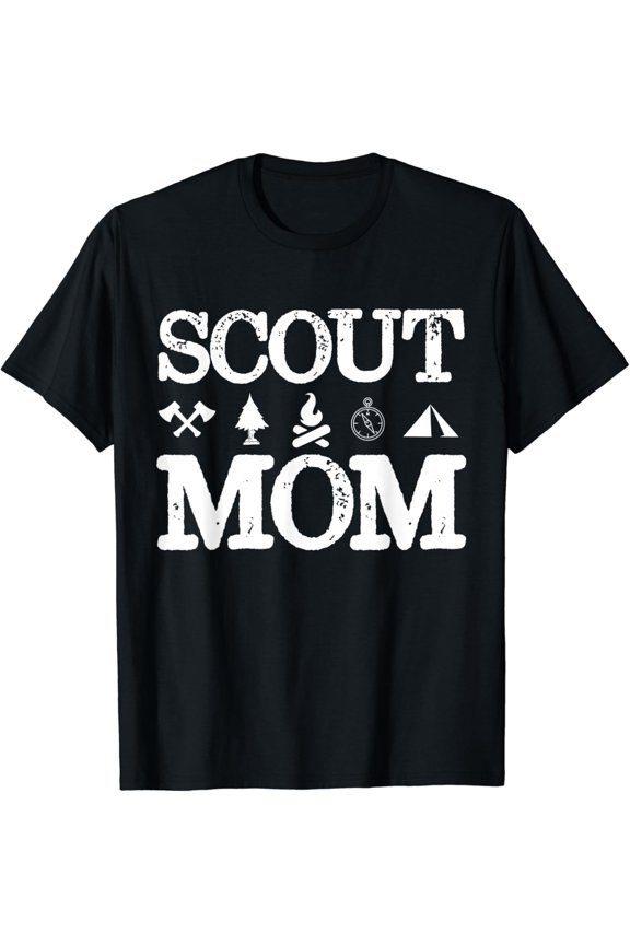 Scout Mom Scouting Troop Supporter Camping Scouting Mom T Shirt
