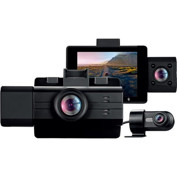 Scout Pro3 Channel 2K Plus 1080P Dashcam with Wi-Fi App OBD2 G-Sensor