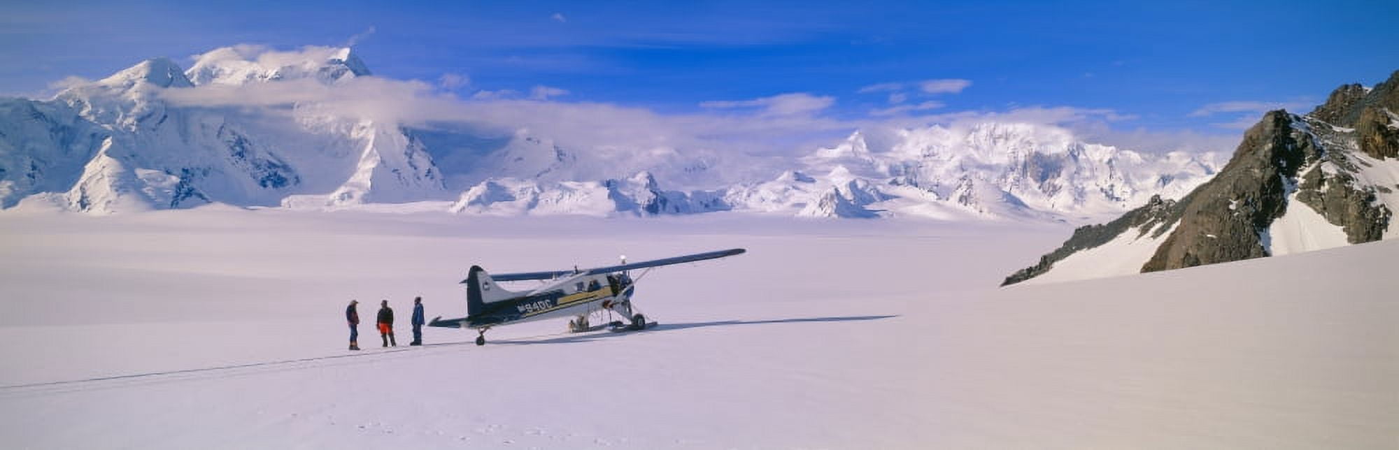 Scout bush airplane Wrangell-St Elias National Part Alaska Canvas Art - Panoramic Images (27 x 9)