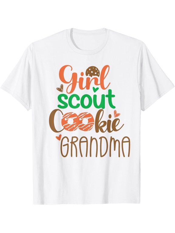 Scout for Girl Cookie Grandma Scouting Family Matching Funny T-Shirt mens t shirt,white,women,funny,misfits,men,journey