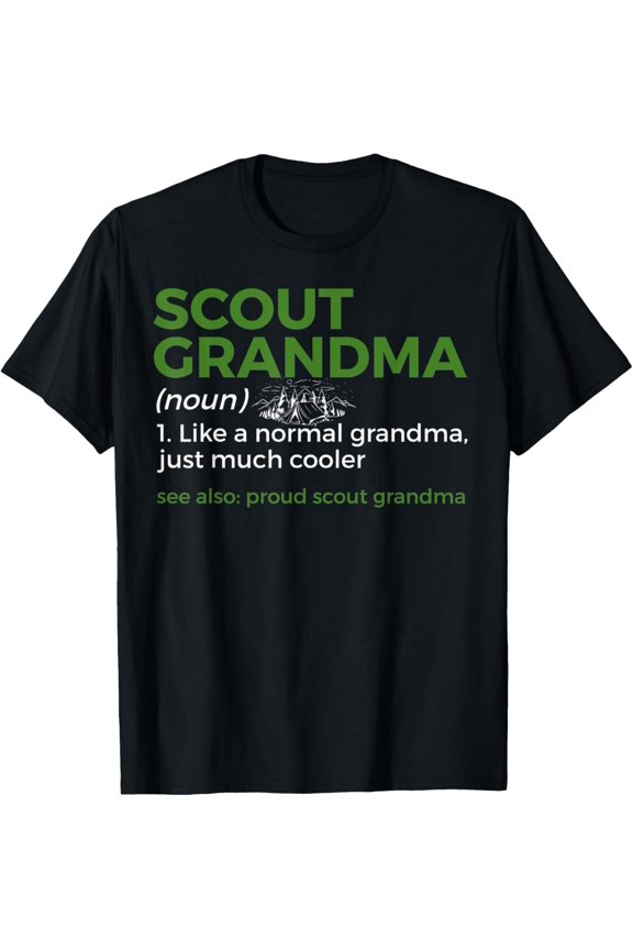 Scouting Funny Scout Grandma Definition Proud Scout Grandma T-Shirt