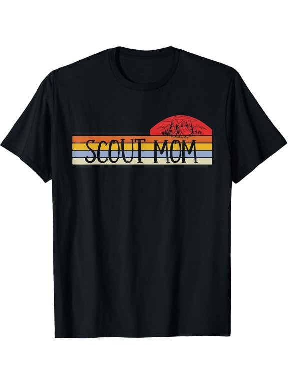 Scouting Funny Vintage Scout Mom T-Shirt