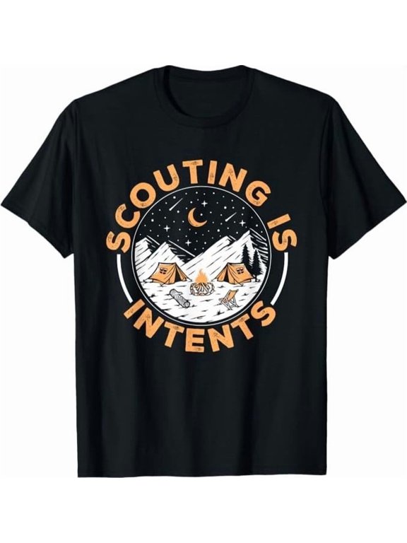 Scouting Is Intents Camping Outdoor Adventure T-Shirt