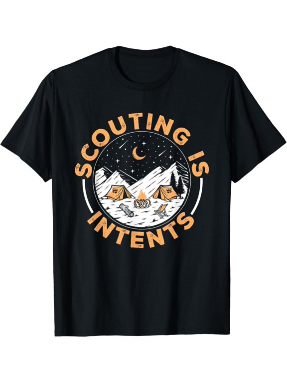 Scouting Is Intents Scout Camping T-Shirt Size S-5XL