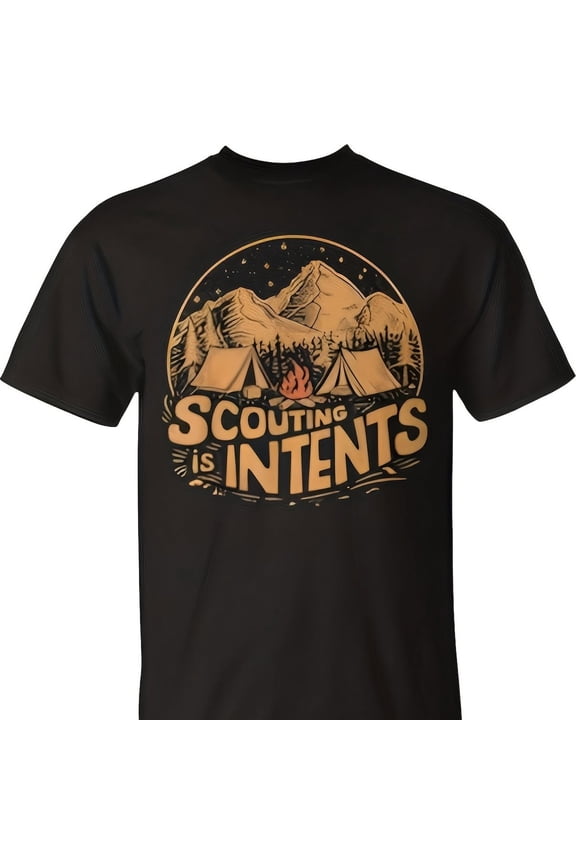Scouting Is Intents Scout mper mping T-Shirt Aesthetic Y2K Style Summer Top, Loose Fitting T-Shi00
