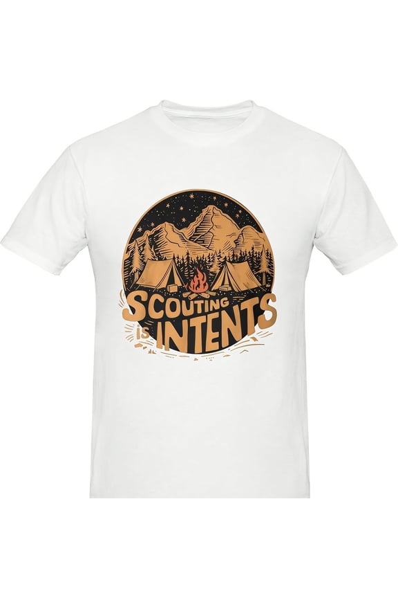 Scouting Is Intents Scout mper mping T-Shirt Aesthetic Y2K Style Summer Top, Loose Fitting T-Shi7