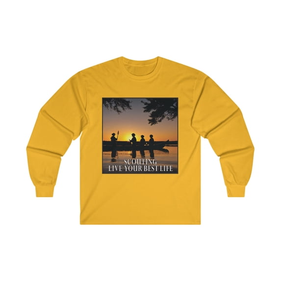 Scouting Live Your Best Life Ultra Cotton Long Sleeve Tee Scouts In Canoe