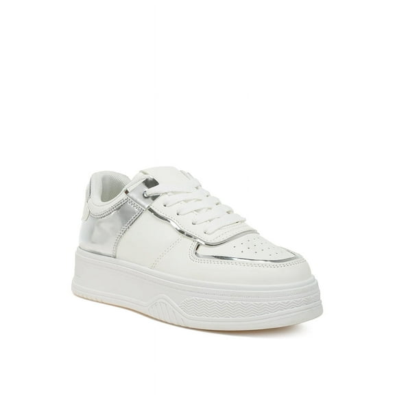 Scouts Metallic Paneling Platform Sneakers