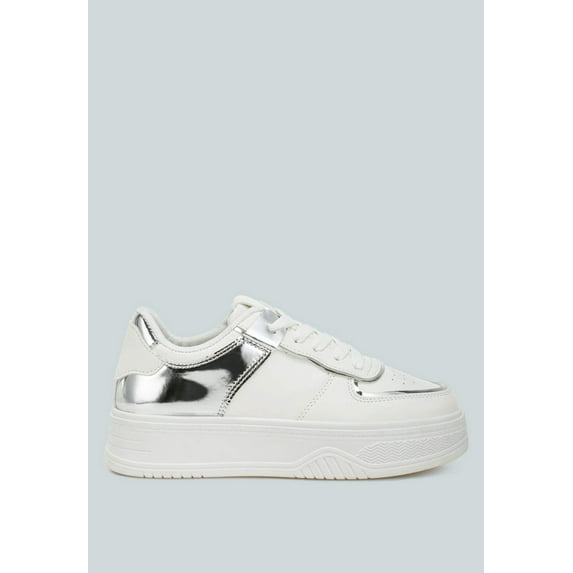 Scouts Metallic Paneling Platform Sneakers