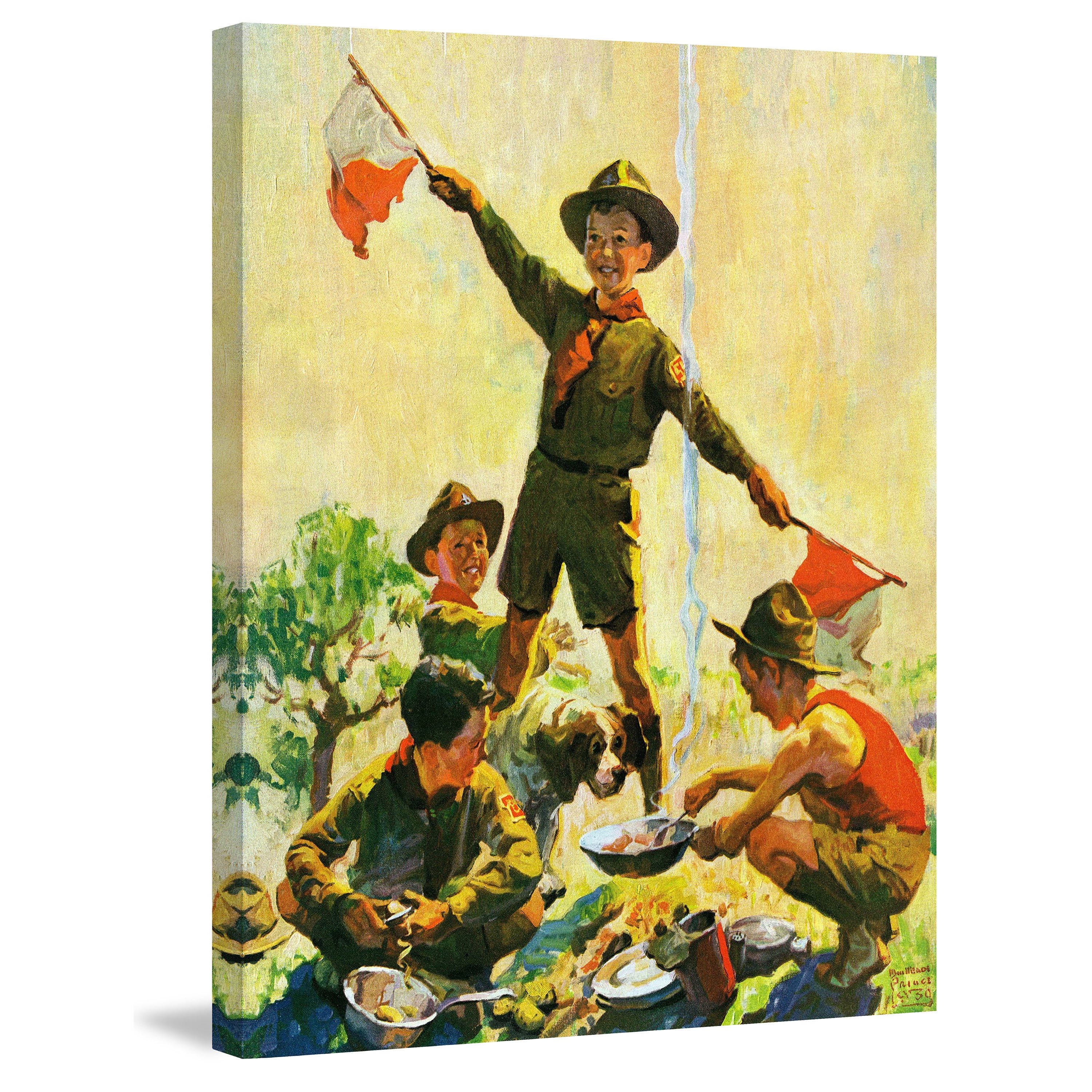 "Scouts" Painting Print on Wrapped Canvas