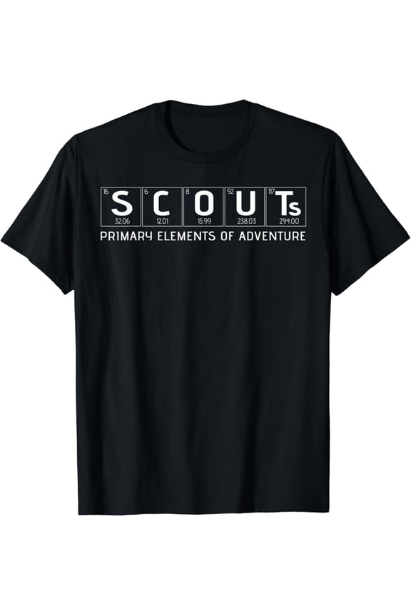Scouts Primary Elements Of Adventure | Science Scout T Shirt