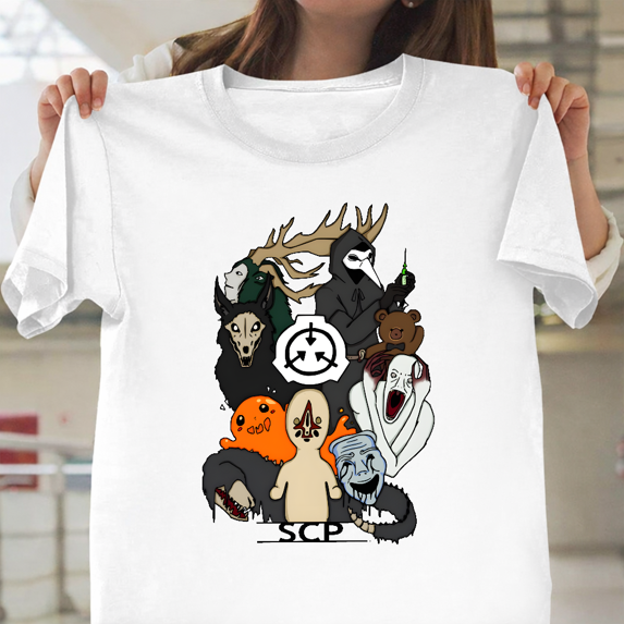 Scp Foundation Secure Contain Protect Colored Graphic Unisex T-Shirt, up to size 3XL.