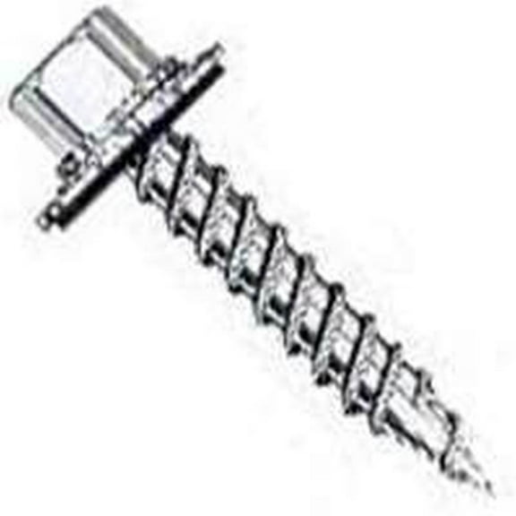 ProFIT 0278098 Post Frame Screw, #9 Thread, 1-1/2 in L, Coarse Thread, Hex Drive, Self-Piercing Point, Galvanized Steel