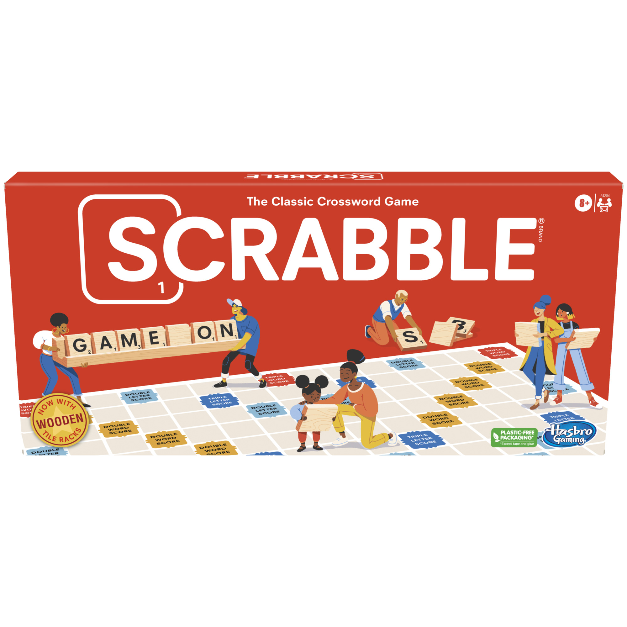 Scrabble Board Game for Kids and Family Ages 8 and Up, 2-4 Players - image 1 of 7