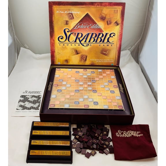 Scrabble Deluxe Turntable Game Complete in Great Condition