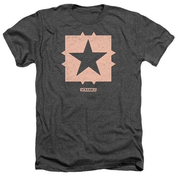 Scrabble - Free Space - Heather Short Sleeve Shirt - Small